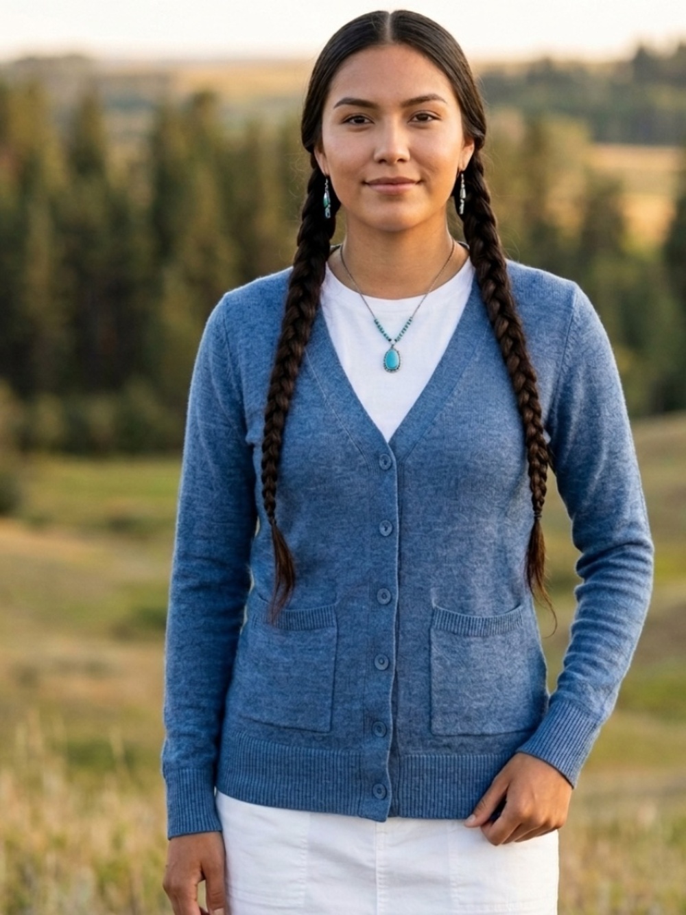 Patagonia Wool V-Neck Knit Cardigan